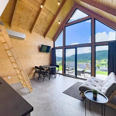 Holiday home Stodoly Modyn - W Beskidzie Wyspowym - Staw Kapielowy, Balia, Sauna, Grota Solna - Widok Na Gory *