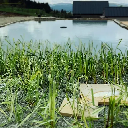 Stodoly Modyn - W Beskidzie Wyspowym - Staw Kapielowy, Balia, Sauna, Grota Solna - Widok Na Gory